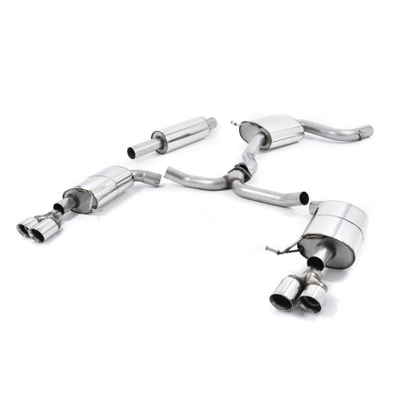 Sistema de escape Cat-Back resonado (con aprobación EC) Milltek Sport – Seat León 5F (12-20) ST Cupra 2.0 TSI 280 & 290