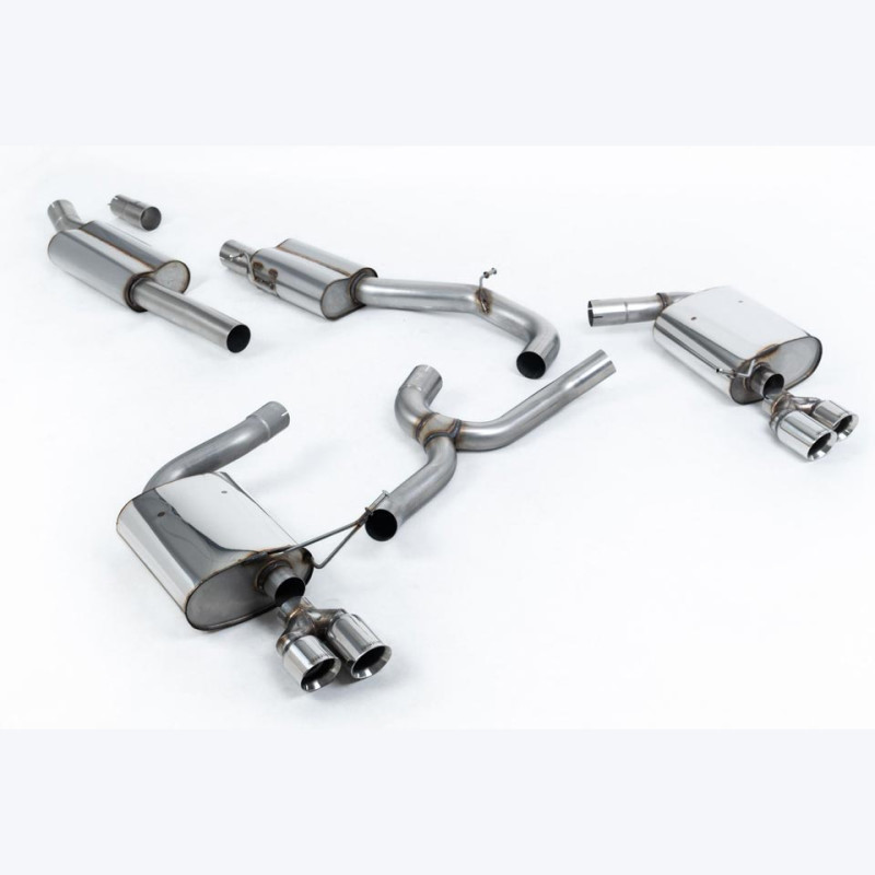 Sistema de escape Cat-Back resonado (con aprobación EC) Milltek Sport – Seat León 5F (12-20) ST Cupra 300 (4X4) Combi (Sin OPF) Sistema de escape Cat-Back resonado (con aprobación EC) Milltek Sport – Seat León 5F (12-20) ST Cupra 300 (4X4) Combi (Sin OPF)