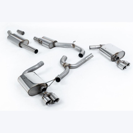 Sistema de escape Cat-Back resonado (con aprobación EC) Milltek Sport – Seat León 5F (12-20) ST Cupra 300 (4X4) Combi (Sin OPF)
