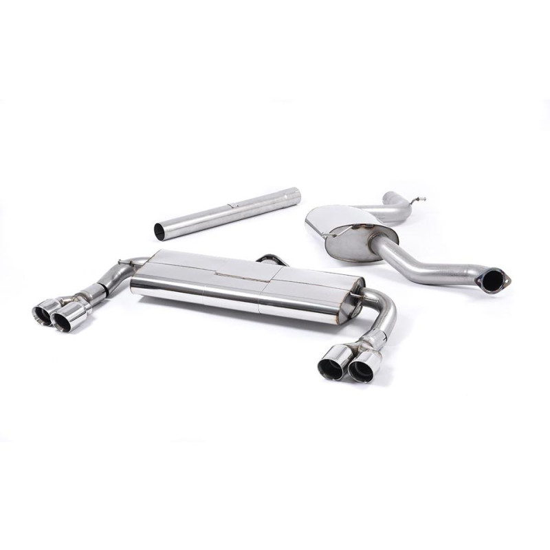 Sistema de escape Cat-Back resonado (con aprobación EC) Milltek Sport – Seat León 5F (12-20) Cupra 2.0 TSI 280 & 290 (Sin OPF) Sistema de escape Cat-Back resonado (con aprobación EC) Milltek Sport – Seat León 5F (12-20) Cupra 2.0 TSI 280 & 290 (Sin OPF)
