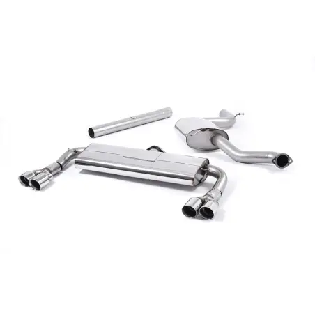 Sistema de escape Cat-Back resonado (con aprobación EC) Milltek Sport – Seat León 5F (12-20) Cupra 2.0 TSI 280 & 290 (Sin OPF)