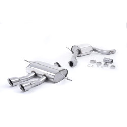 Sistema de escape Cat-Back resonado (con aprobación EC) Milltek Sport – Seat León 5F Cupra R 2.0 TSI 265PS (12-20)
