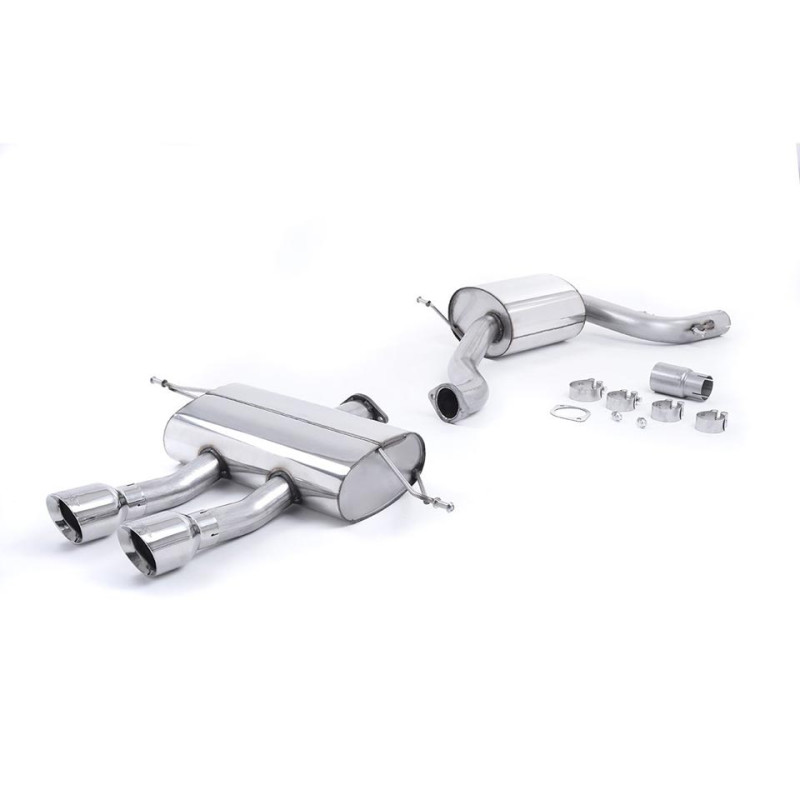 Sistema de escape Cat-Back resonado (con aprobación EC) Milltek Sport – Seat León 5F Cupra R 2.0 TSI 265PS (12-20) Sistema de escape Cat-Back resonado (con aprobación EC) Milltek Sport – Seat León 5F Cupra R 2.0 TSI 265PS (12-20)