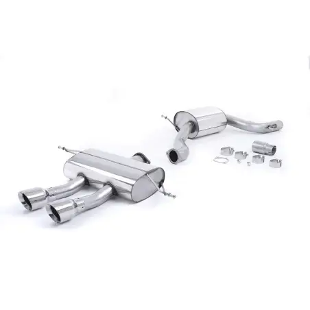 Sistema de escape Cat-Back resonado (con aprobación EC) Milltek Sport – Seat León 5F Cupra R 2.0 TSI 265PS (12-20)