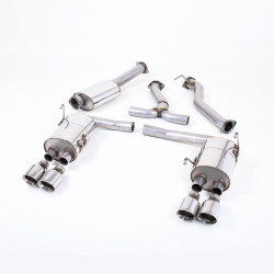 Sistema de escape Cat-Back resonado (con aprobación EC) Milltek Sport – Subaru Impreza WRX STi (Saloon, Sedan) 2014+