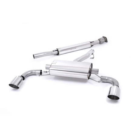 Sistema de escape Cat-Back resonado (con aprobación EC) Milltek Sport – Subaru BRZ 2.0 & 2.4L, Toyota GT86 2.0 (12-21)