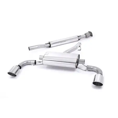 Sistema de escape Cat-Back resonado (con aprobación EC) Milltek Sport – Subaru BRZ 2.0 & 2.4L, Toyota GT86 2.0 (12-21)
