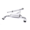 Sistema de escape Cat-Back resonado (con aprobación EC) Milltek Sport – Subaru BRZ 2.0 & 2.4L, Toyota GT86 2.0 (12-21)