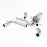 Escape pipe-back homologado ECE Milltek Sport Suzuki Swift Sport 1.4 BoosterJet (17-20), colas GT-115 pulidas