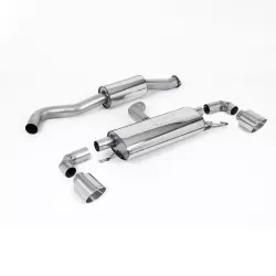 Sistema de escape OPF-Back resonado (con aprobación EC) Milltek Sport – Toyota Yaris GR 1.6T (solo con OPF)