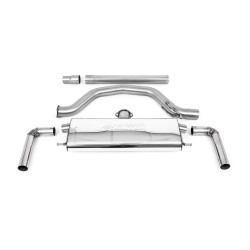 Sistema de escape OPF-Back resonado (con aprobación EC) Milltek Sport – VW Golf Mk8 GTI 245PS, GTI Clubsport 300PS (Solo con OPF)