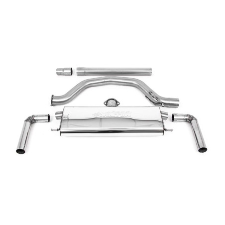 Sistema de escape OPF-Back resonado (con aprobación EC) Milltek Sport – VW Golf Mk8 GTI 245PS, GTI Clubsport 300PS (Solo con OPF)