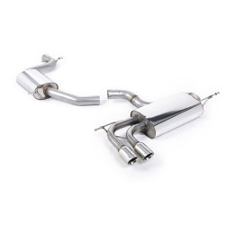 Sistema de escape Cat-Back resonado (con aprobación EC) Milltek Sport – VW Scirocco GT 2.0 TSi 200PS (08-17)