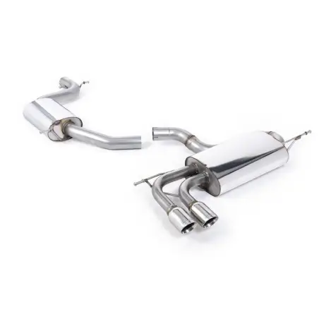 Sistema de escape Cat-Back resonado (con aprobación EC) Milltek Sport – VW Scirocco GT 2.0 TSi 200PS (08-17)