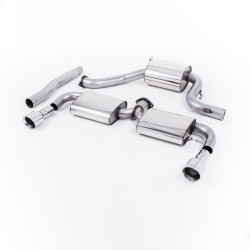 Sistema de escape Cat-Back resonado (con aprobación EC) Milltek Sport – VW Scirocco R (09-16)
