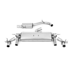 Escape OPF-back homologado ECE Milltek Sport VW T-Roc R 2.0TSI (19-), colas GT-100 pulidas