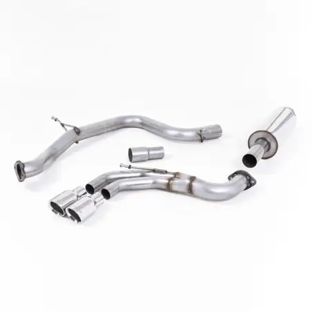 Sistema de escape Cat-Back resonado (con aprobación EC) Milltek Sport – VW Golf MK7 GTD 2.0 TDI 185PS (13-17)