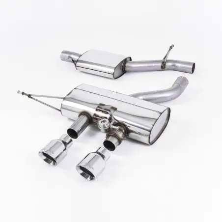 Sistema de escape Cat-Back resonado (con aprobación EC) Milltek Sport – VW Golf MK6 R 2.0 TFSI 270PS (09-14)