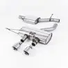 Sistema de escape Cat-Back resonado (con aprobación EC) Milltek Sport – VW Golf MK6 R 2.0 TFSI 270PS (09-14)