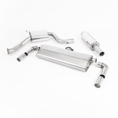 Sistema de escape Cat-Back resonado (con aprobación EC) Milltek Sport – VW Golf MK7.5 GTi (No modelos Pack Performance)