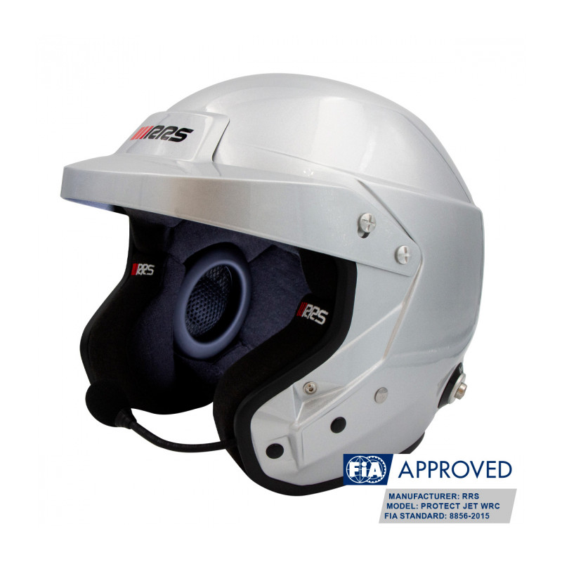 Casco piloto automovilismo homologado FIA RRS PROTECT WRC "SPORT PLUS" FIA 8859-2015/Snell SA2020 Grey Casco piloto automovilismo homologado FIA RRS PROTECT WRC "SPORT PLUS" FIA 8859-2015/Snell SA2020 Grey