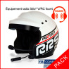 Casco automovilismo RRS JET OF-S1 Black FIA 8859-2015 + Kit Micro/HP Stilo® WRC