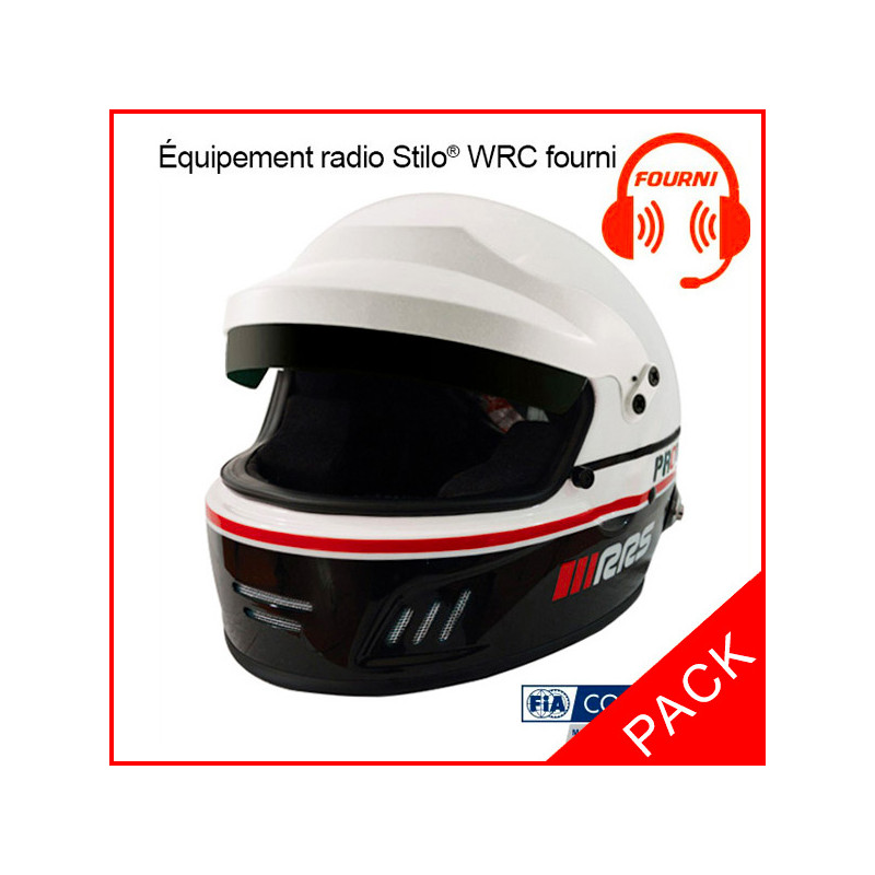 Pack black Full Face Helmet RALLY FIA 8859-2015 SNELL SA2020 + Stilo® WRC Micro/HP kit Pack black Full Face Helmet RALLY FIA 8859-2015 SNELL SA2020 + Stilo® WRC Micro/HP kit