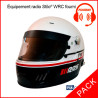Full face black helmet CIRCUIT FIA 8859-2015 SNELL SA2020 + Stilo® WRC Micro/HP kit