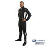 Mono Automovilismo ignífugo FIA RRS Diamond Star race suit FIA 8856-2018 black, silver, red, blue,