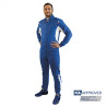 Mono Automovilismo ignífugo FIA RRS Diamond Star race suit FIA 8856-2018 black, silver, red, blue,