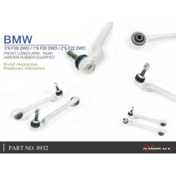Brazos inferiores posteriores eje delantero Hardrace BMW Serie 1 F20, Series 2 F22, Series 3 F30, Series 4 F32-33-36