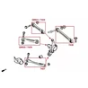 Camber kit trasero inferior con juntas uniball Hardrace BMW Serie 1 F20, Series 2 F22, Series 3 F30, Series 4 F32-33-36