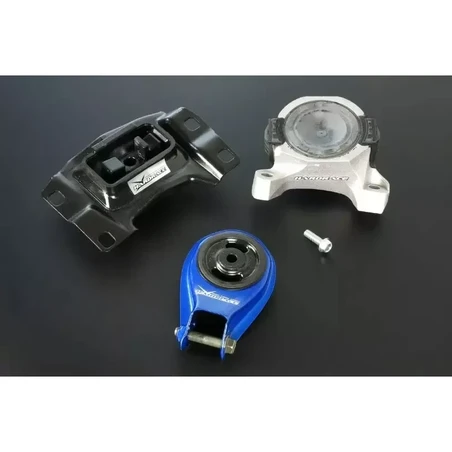 Set soportes de motor reforzados Hardrace con silentblocks reforzados Ford Focus MK2 ST y RS