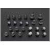 Honda Accord CL7 / CL9 Set silentblocks rebuild Hardrace eje delantero y trasero