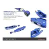 Set brazos suspensión inferiores eje tras. uniball Hardrace Subaru Impreza MK3/4/5 GH/GR/GV/VA, BRZ I-II, Toyota GT86/GR86