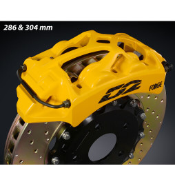 Kit de frenada D2 Racing con pizas forjadas multipistones de 286 a 444 mm