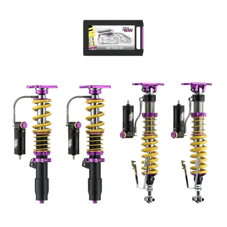 BMW M2 G87 2023- Set Suspensiones coilover KW Variante V4 Racing con copelas racing incluídas