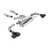 Escape OPF-back homologado ECE Milltek Sport BMW M240i xDrive G42 (22-), 4 colas GT-100 negras (Cerakote)