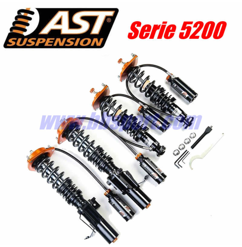 Audi A3 8Y 2WD-4WD, S3, RS3 8Y 19- AST Suspension coilovers Serie 5200 with Racing Top Mounts *1