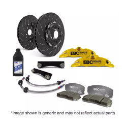 Honda Civic Type R FK8 EBC Big Brake Kit con pinzas forjadas con discos de 380mm eje delantero