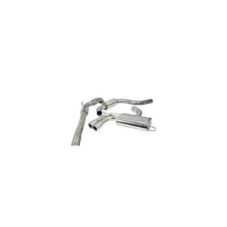 Seat Leon Cupra 2.0 FSI (1P - Mk2) (06 - 13) Turbo Back System (Sports Cat & Resonated)