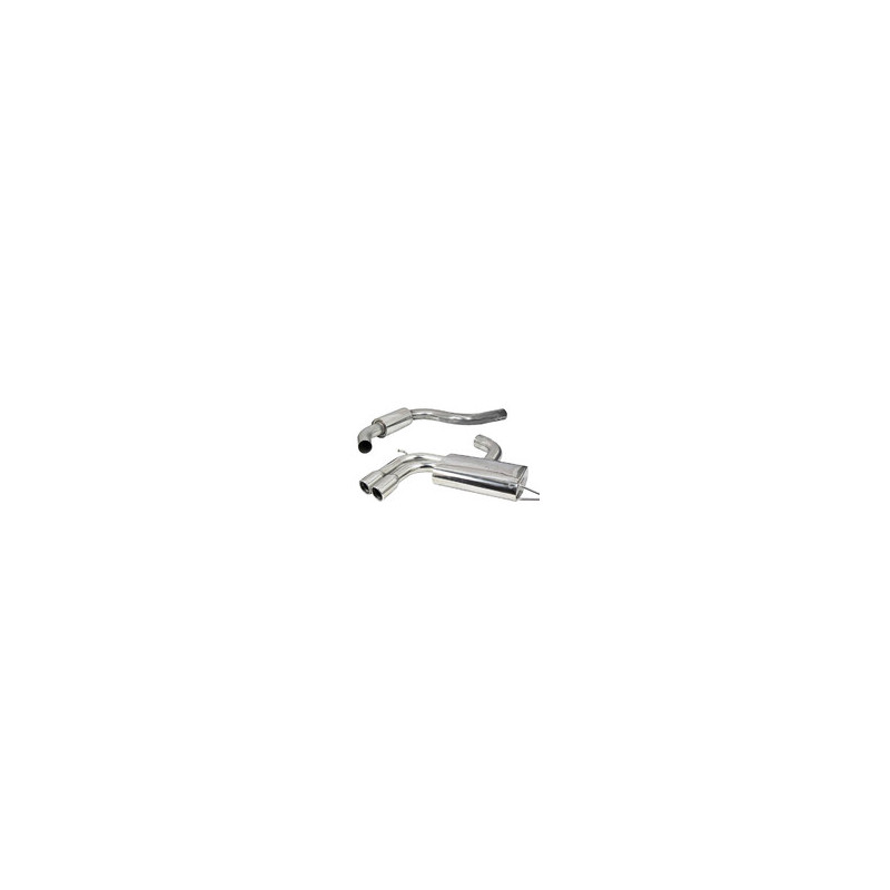 Seat Leon Cupra FR (06 - 13) Cat Back System (Resonated)