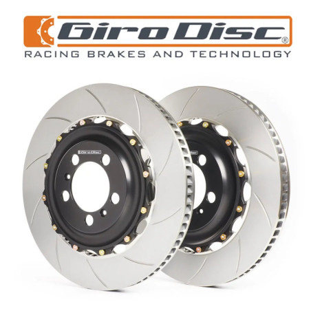 Girodisc Front Slotted 2pc Brake Disc Porsche 911 991 Carrera C2S / C4S Upgraded 350mm - Set 2 discos lado derecho e izquierdo