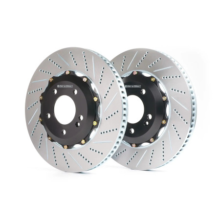 Girodisc Rear Rotors Slotted and dimpled Mercedes AMG GT E63 GT53 360 mm - Set de 2 discos lado derecho e izquierdo