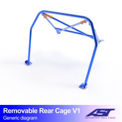 Arco Trasero CITROËN ZX 3-doors Hatchback REMOVABLE REAR CAGE V2 AST Roll cages