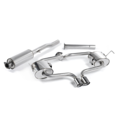 Sistema de escape Cat-Back resonado Milltek Sport – Mini Cooper S (R53), con colas acero inox