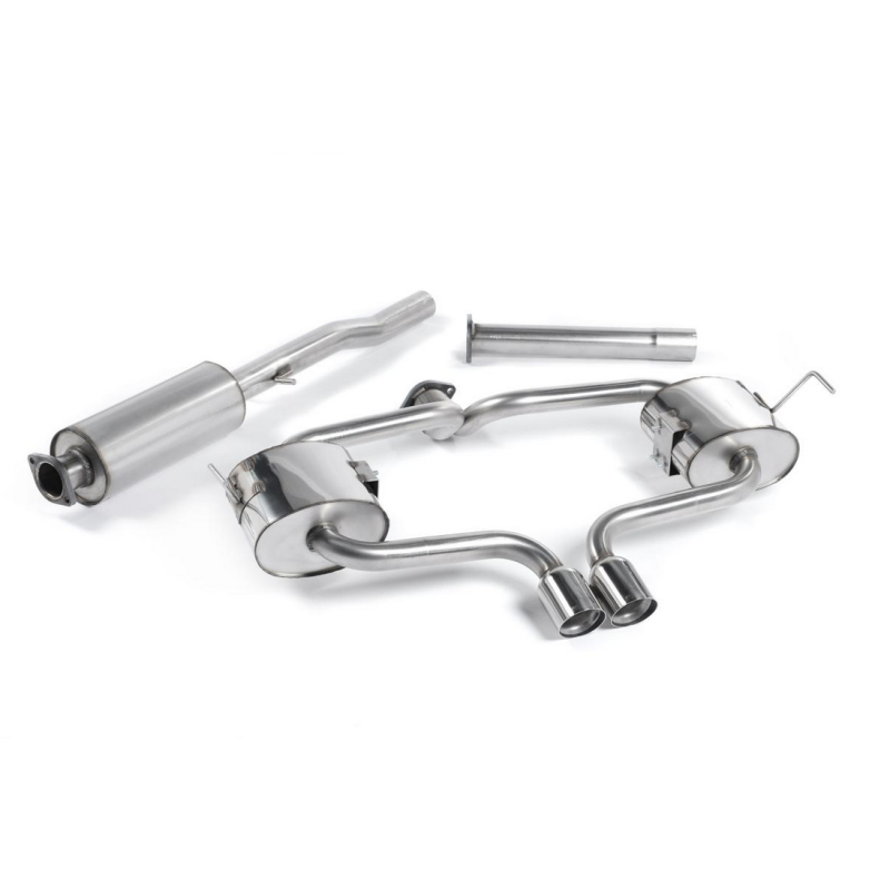 Sistema de escape Cat-Back resonado Milltek Sport – Mini Cooper S (R53), con colas acero inox