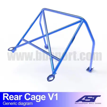 Arco Trasero NISSAN 280Z (S30) 3-doors Coupe REAR CAGE V1 AST Roll cages