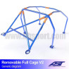 Arco de Seguridad PEUGEOT 306 (Phase 1/2) 3-doors Hatchback REMOVABLE FULL CAGE V2 AST Roll cages