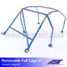 Arco de Seguridad RENAULT Clio (Phase 2) 3-doors Hatchback REMOVABLE FULL CAGE V1 AST Roll cages
